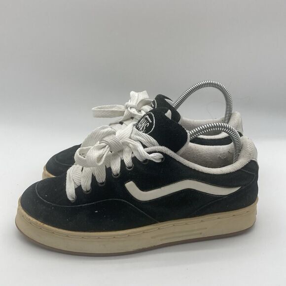 Mens Size 7 Vintage 1990s Y2K Vans Fat Tongue Skate Skateboard Chunky Sneakers - Picture 4 of 9